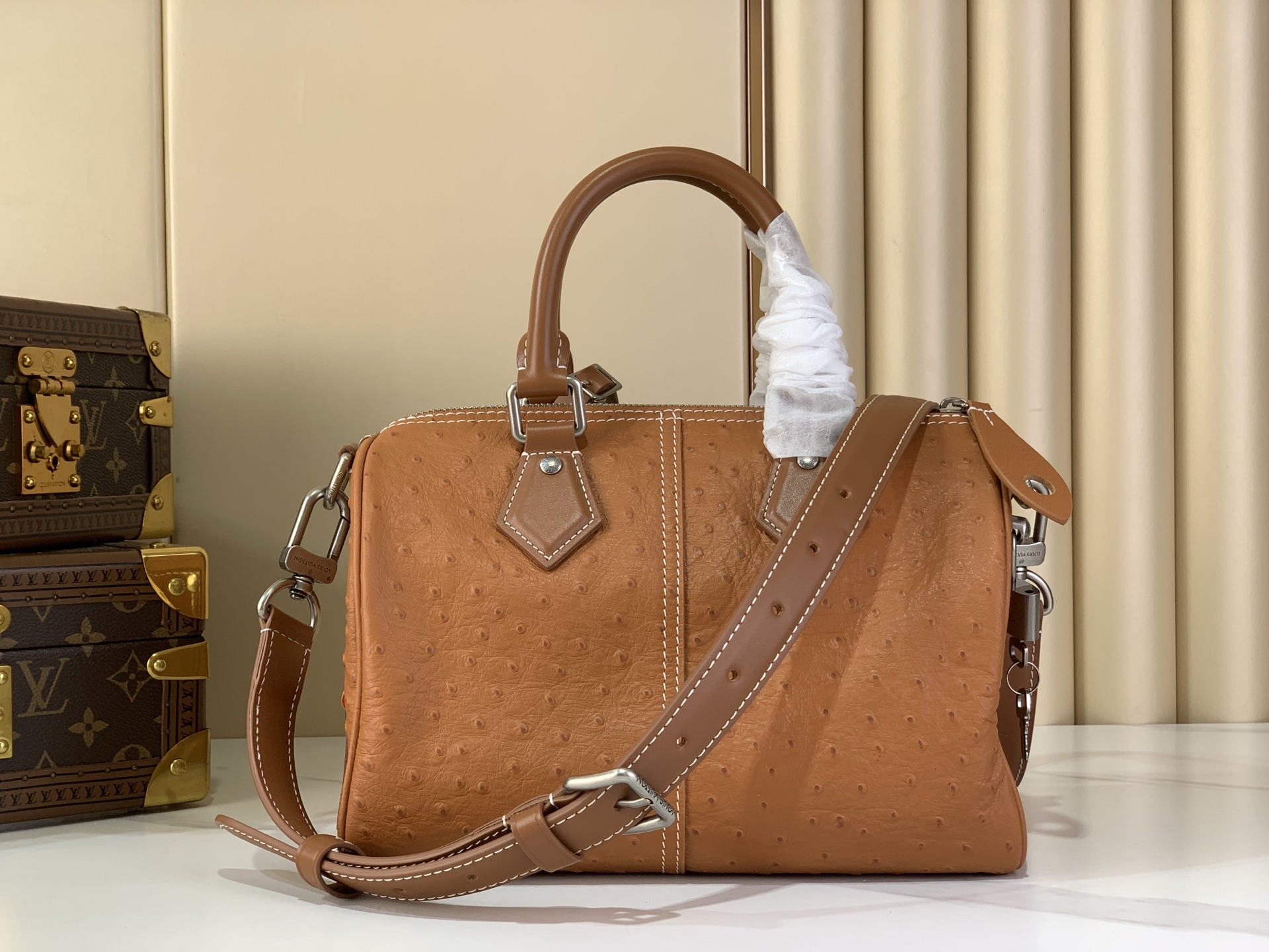 LOUIS VUITTON Speedy Bandoulière 25 Monogram Leather Handbag