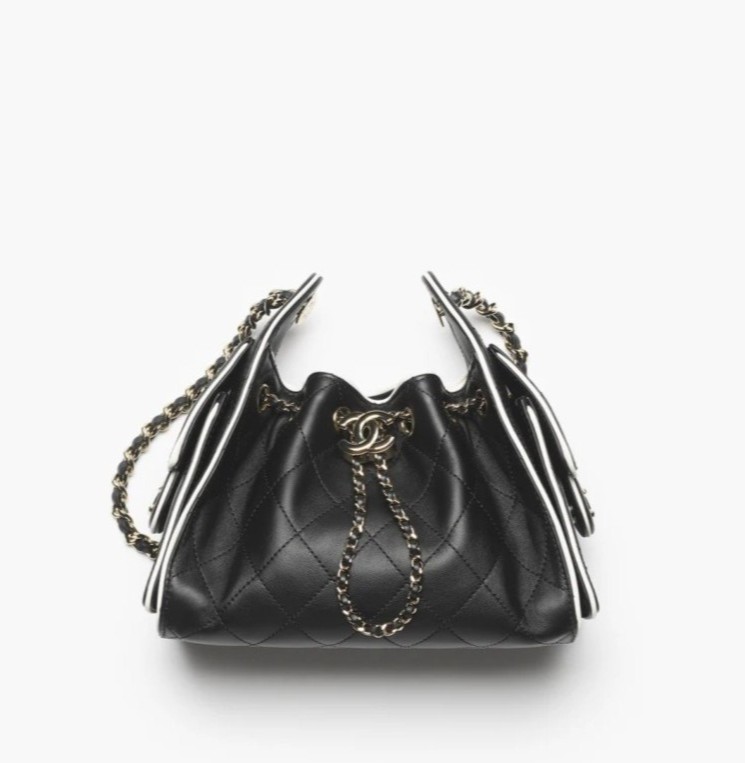 Chanel AS5631-B24123-U9622 CHANEL 25 Mini Handbag Black & White