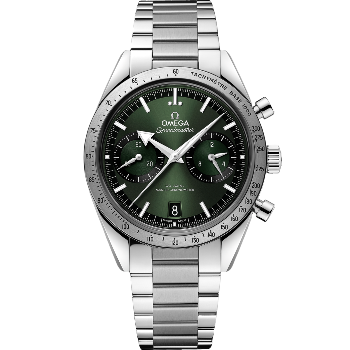 Omega Speedmaster '57 40.5mm Green Dial Stainless Steel Bracelet 332.10.41.51.10.001