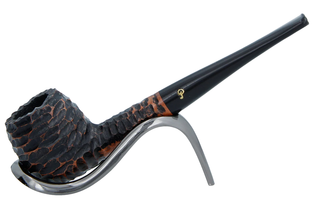 Peterson of Dublin Aran Rusticated Briar Smoking Pipe - Shape No.86