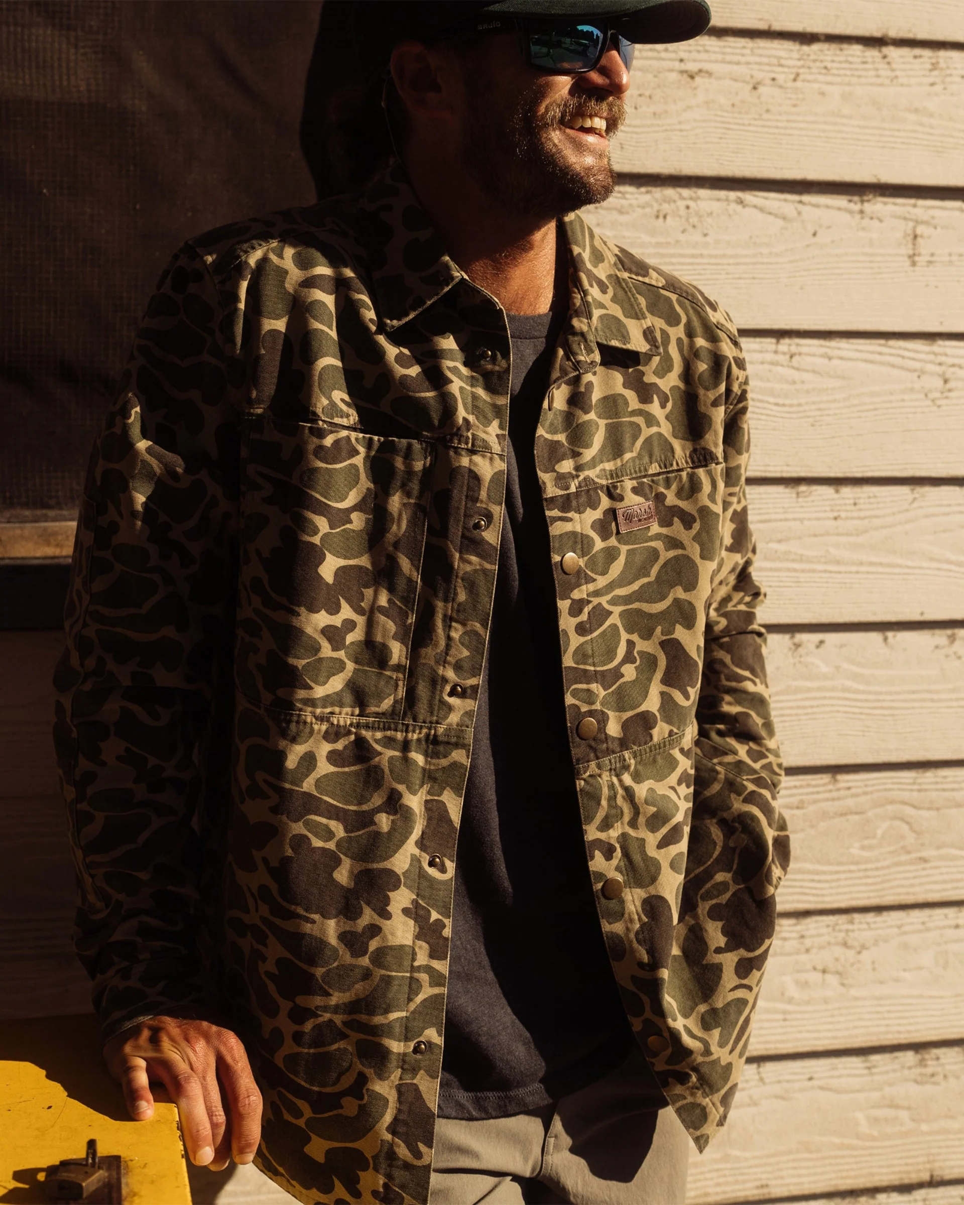 Delano Shacket - Green Mallard Camo