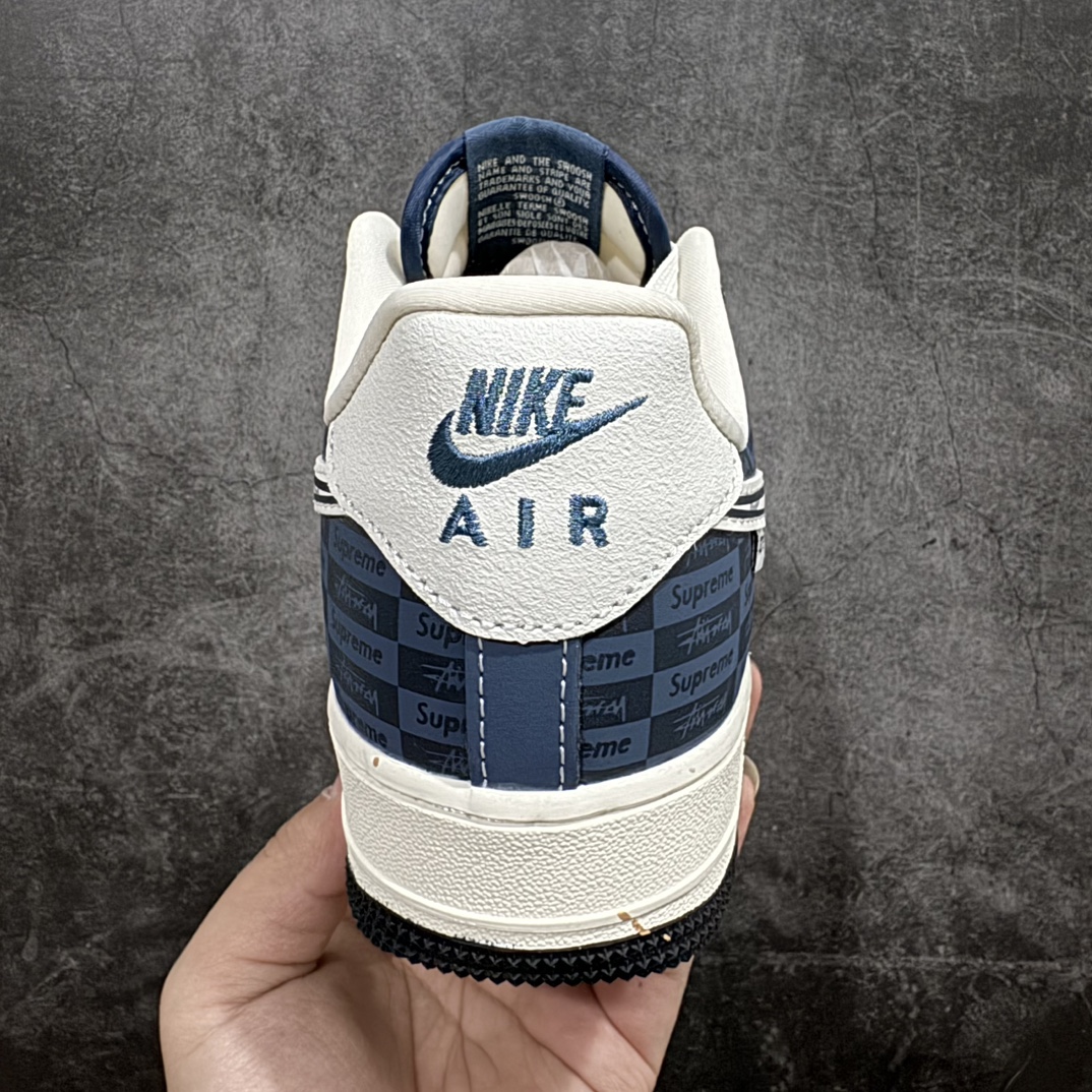 NK Air Force 1 Low x Supreme Multi Fade Logo Blue White NNL24112501
