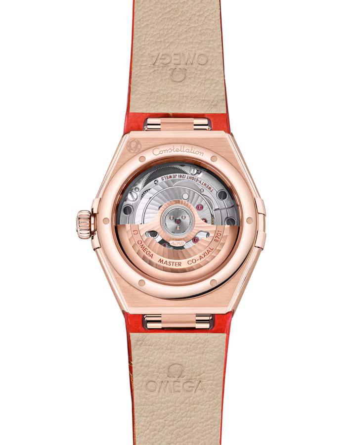 Omega Constellation Ladies' Selection 29mm Sedna™ gold on leather strap 131.58.29.20.99.005