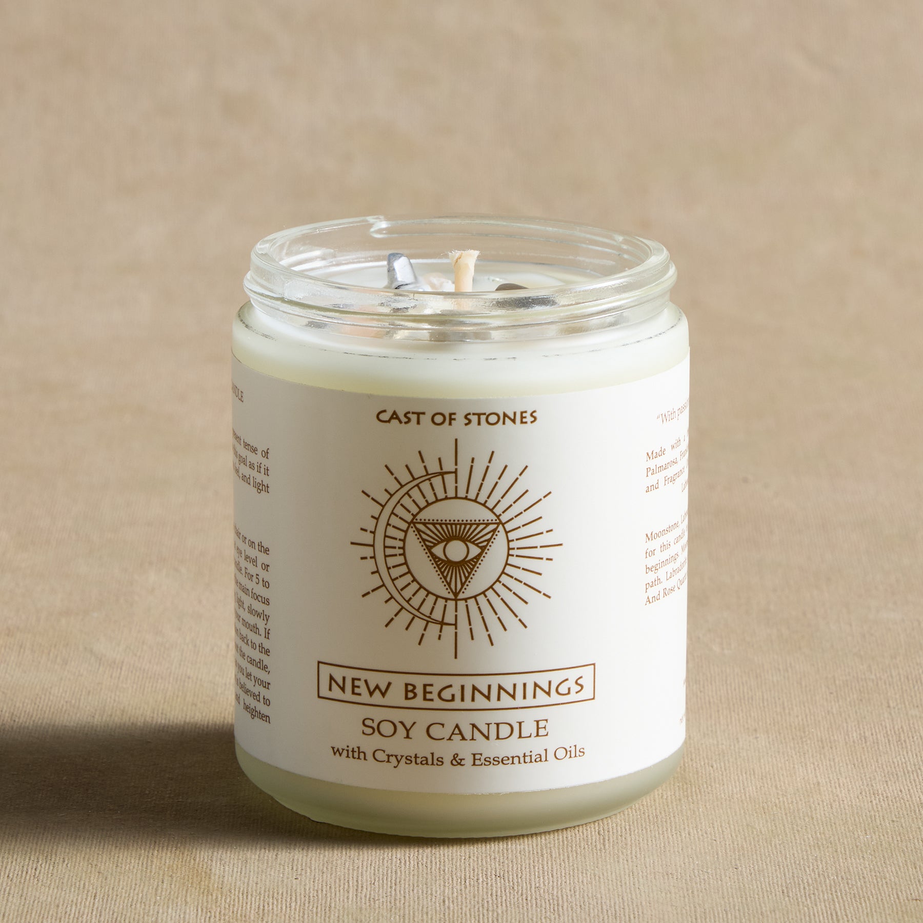 Cast of Stones Crystal Candles