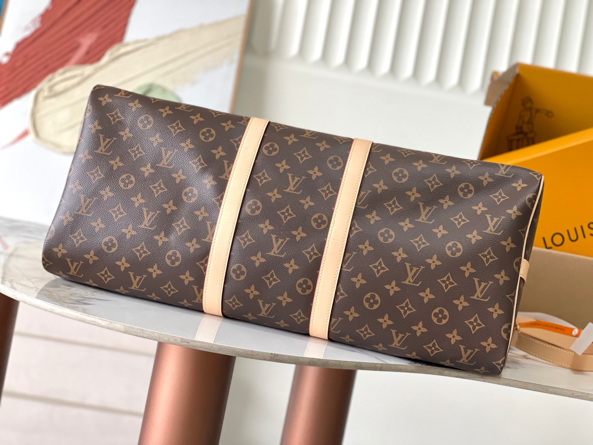 LV  Monogram Keepall Bandouliere 55