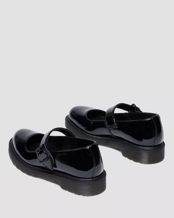 Mariel II Patent Leather Buckle Strap Shoes