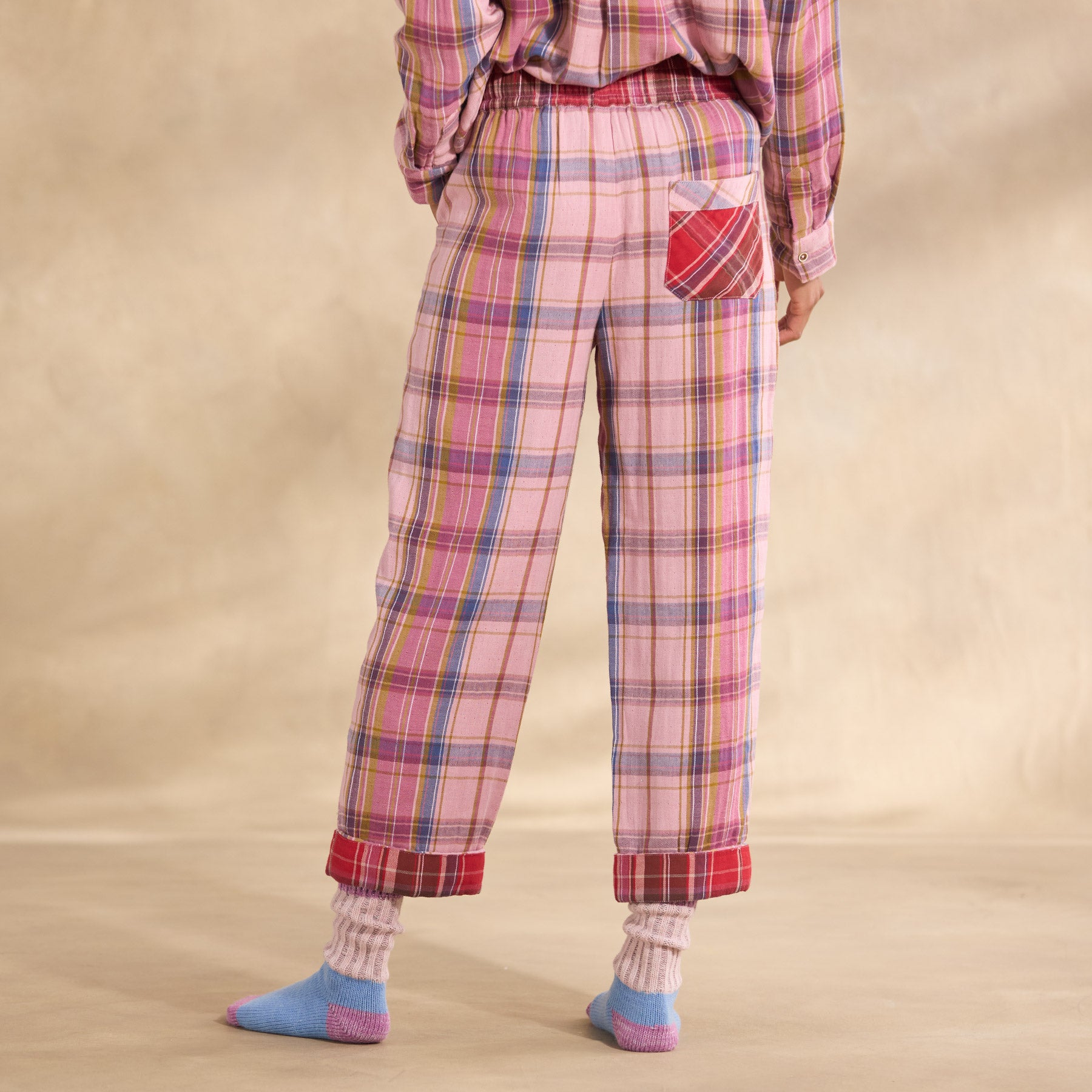 Martina Plaid Pajama Bottoms
