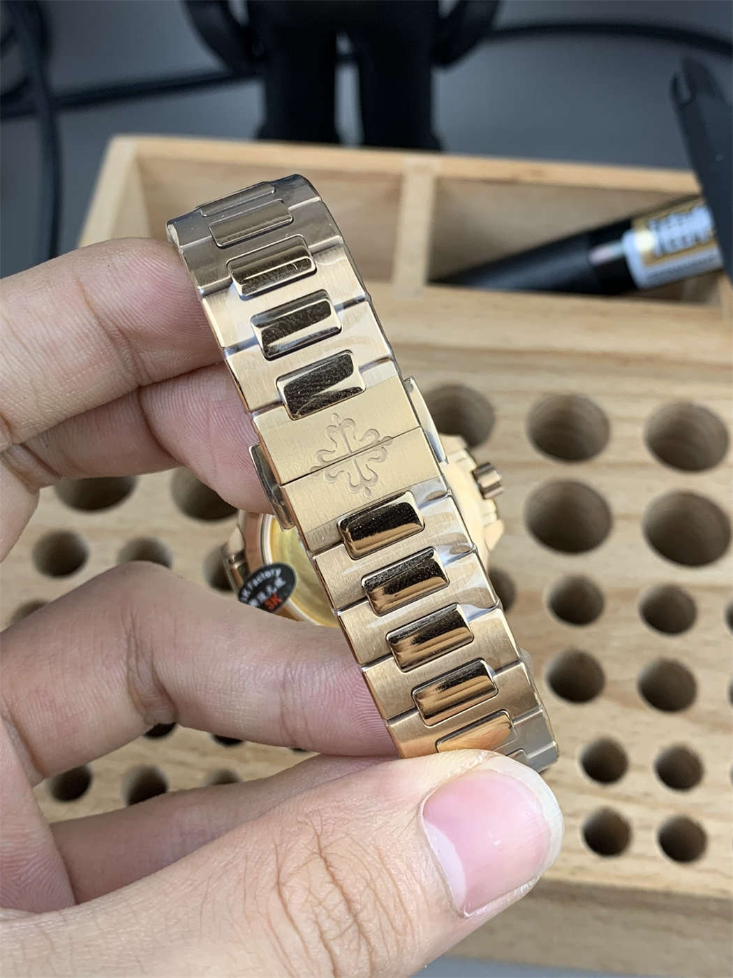 Patek Philippe 7118 Replica | 3K Factory Ladies Nautilus in Rose Gold & Diamonds