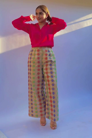 Polka Dot Palazzo Pant