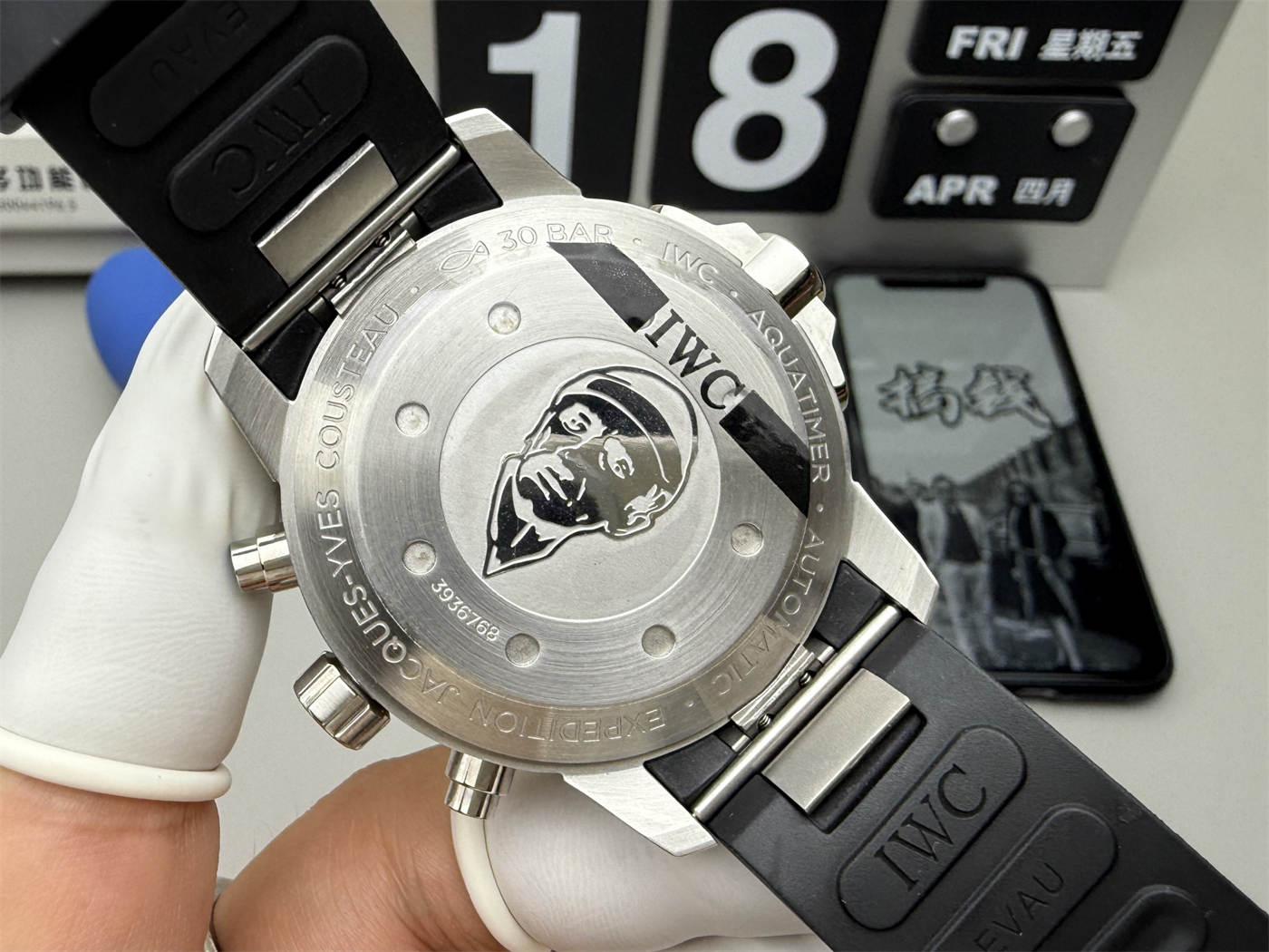 IWC Aquatimer IW376805 Replica – 44mm Stainless Steel Diver Chronograph