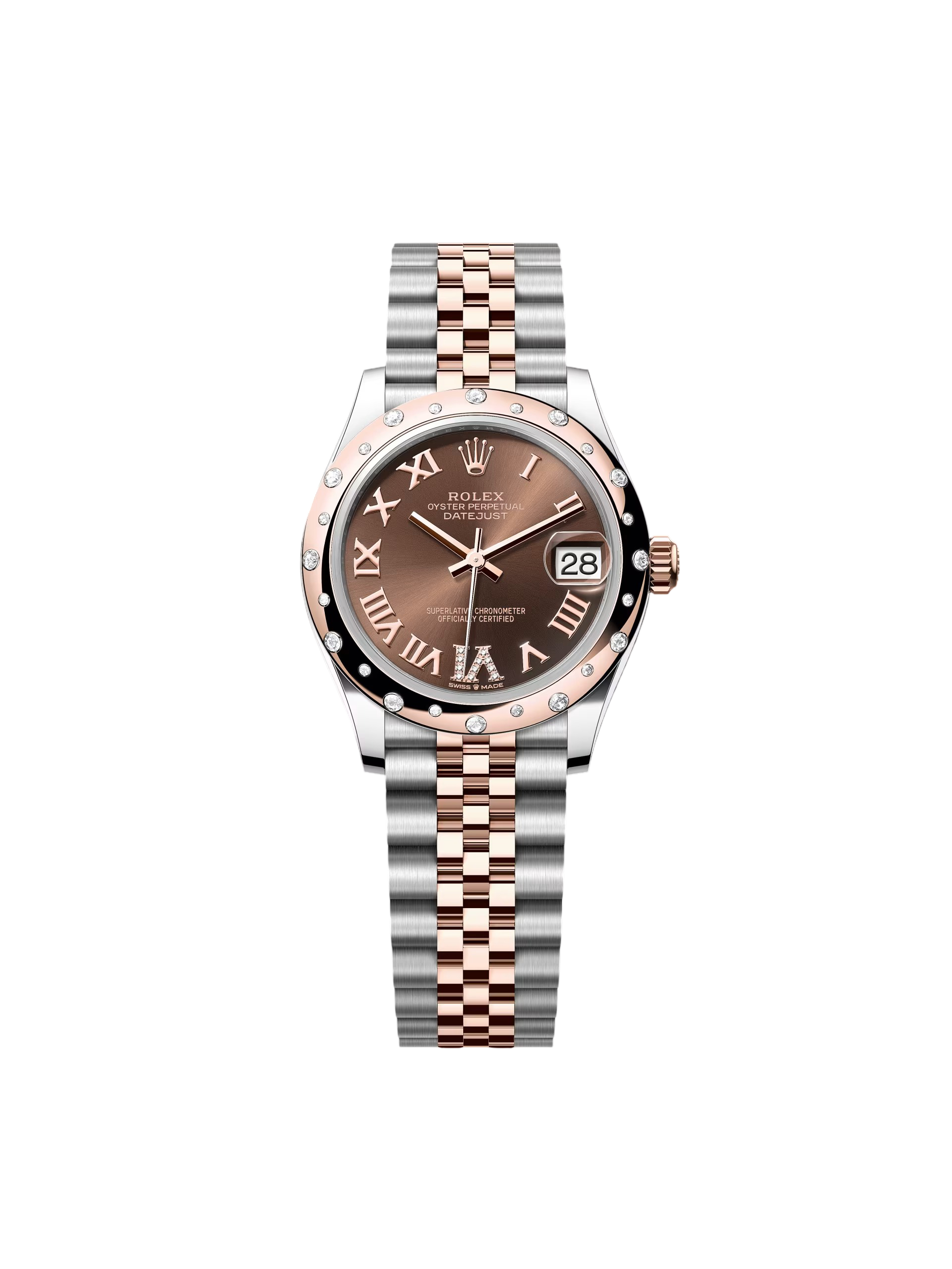 Rolex Datejust m278341-0003/0004 Chocolate Dial 31mm Oyster Bracelet