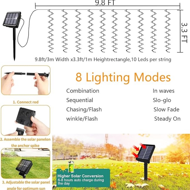 GREENFOLD Artificial Ivy Privacy Fence with Lights