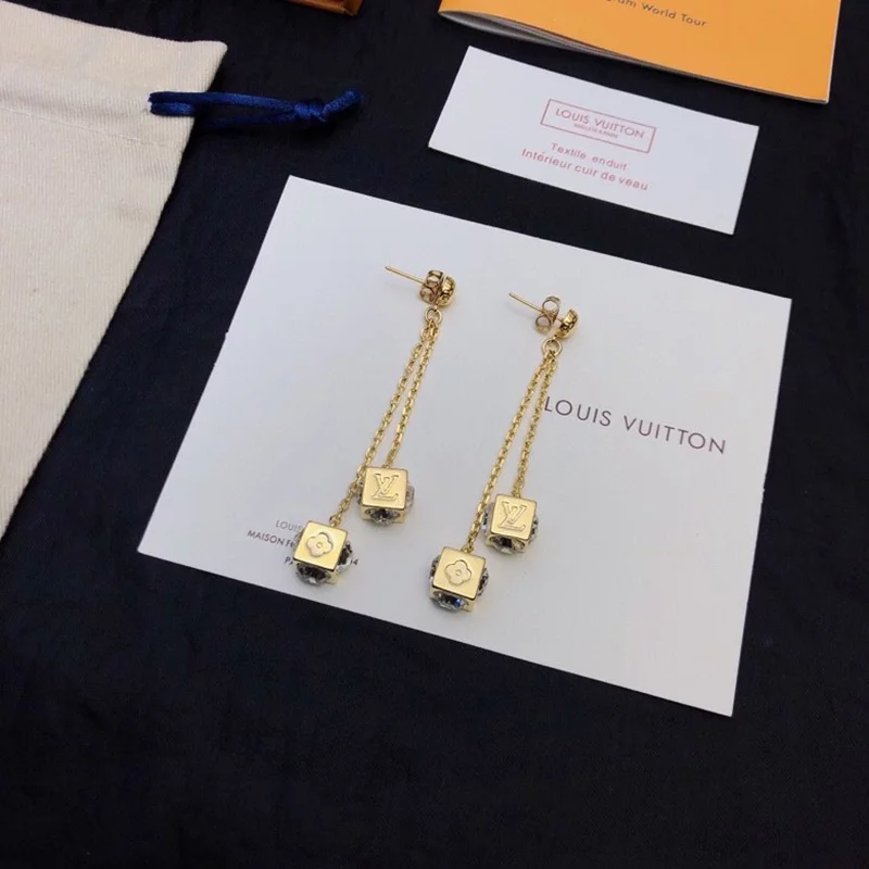 Chains Stone-set Earrings ED-931338