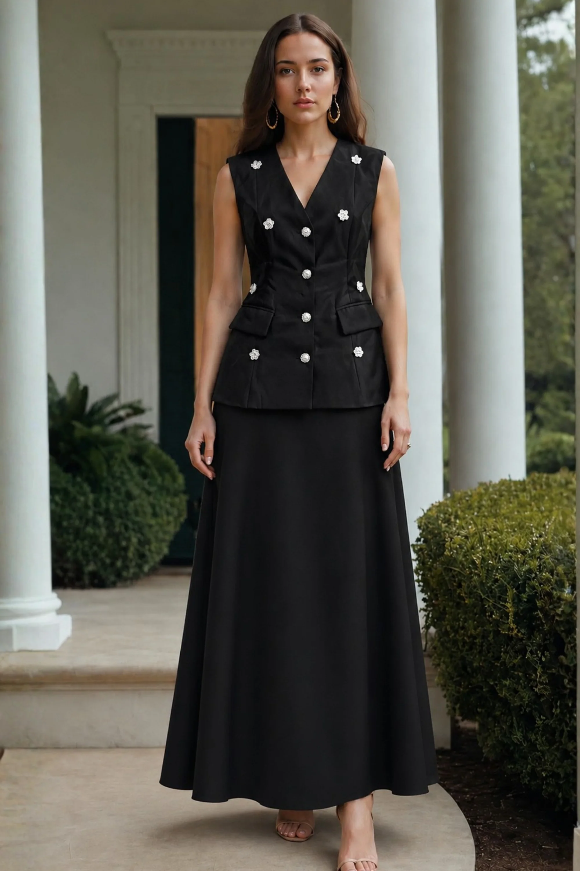 Oslo Noir Skirt Co-ord Set