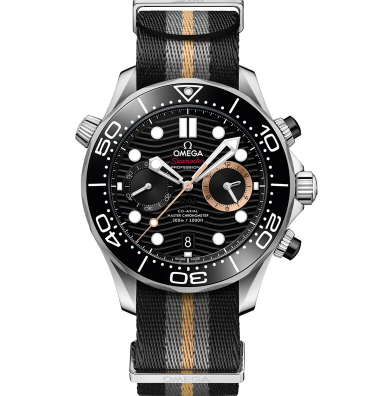 Omega Seamaster Diver 300M 44 mm, steel on NATO strap
