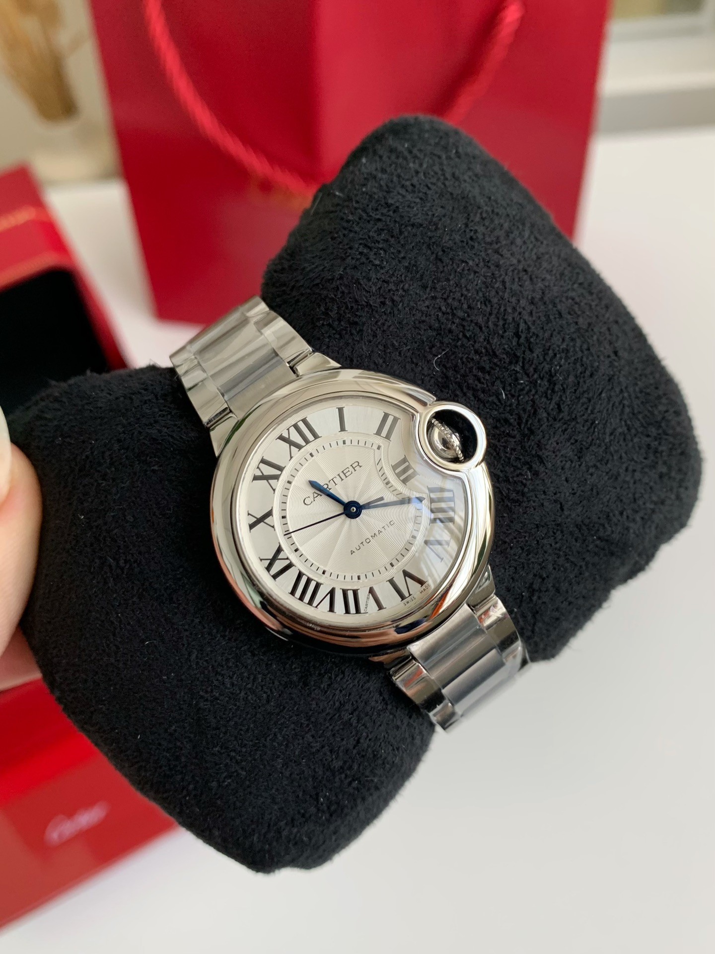 Carti Blue Balloon Log ladies wristwatch, dial 33mm