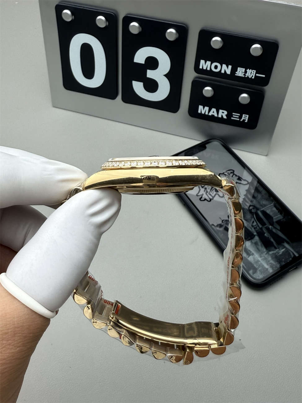 QF Day-Date 36mm Replica – Full-Weight 2836 Movement with Diamond Dial