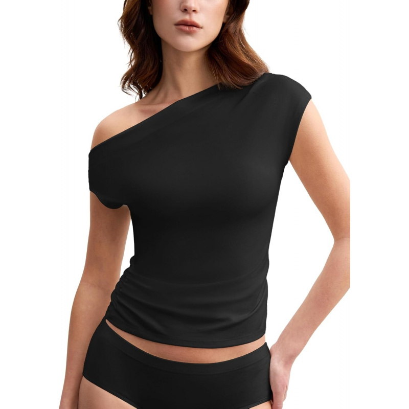 Women's Ultra-Lightweight Tencel Wool Off The Shoulder