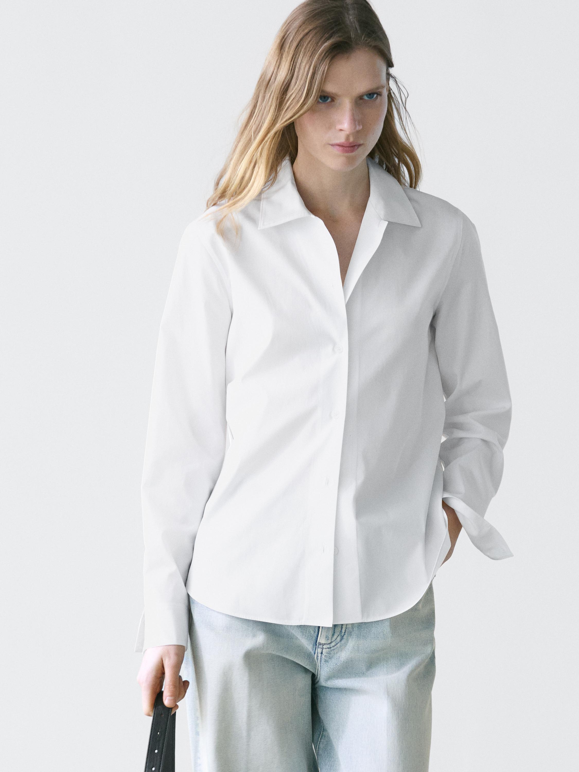 Camisa popelín 100% algodón