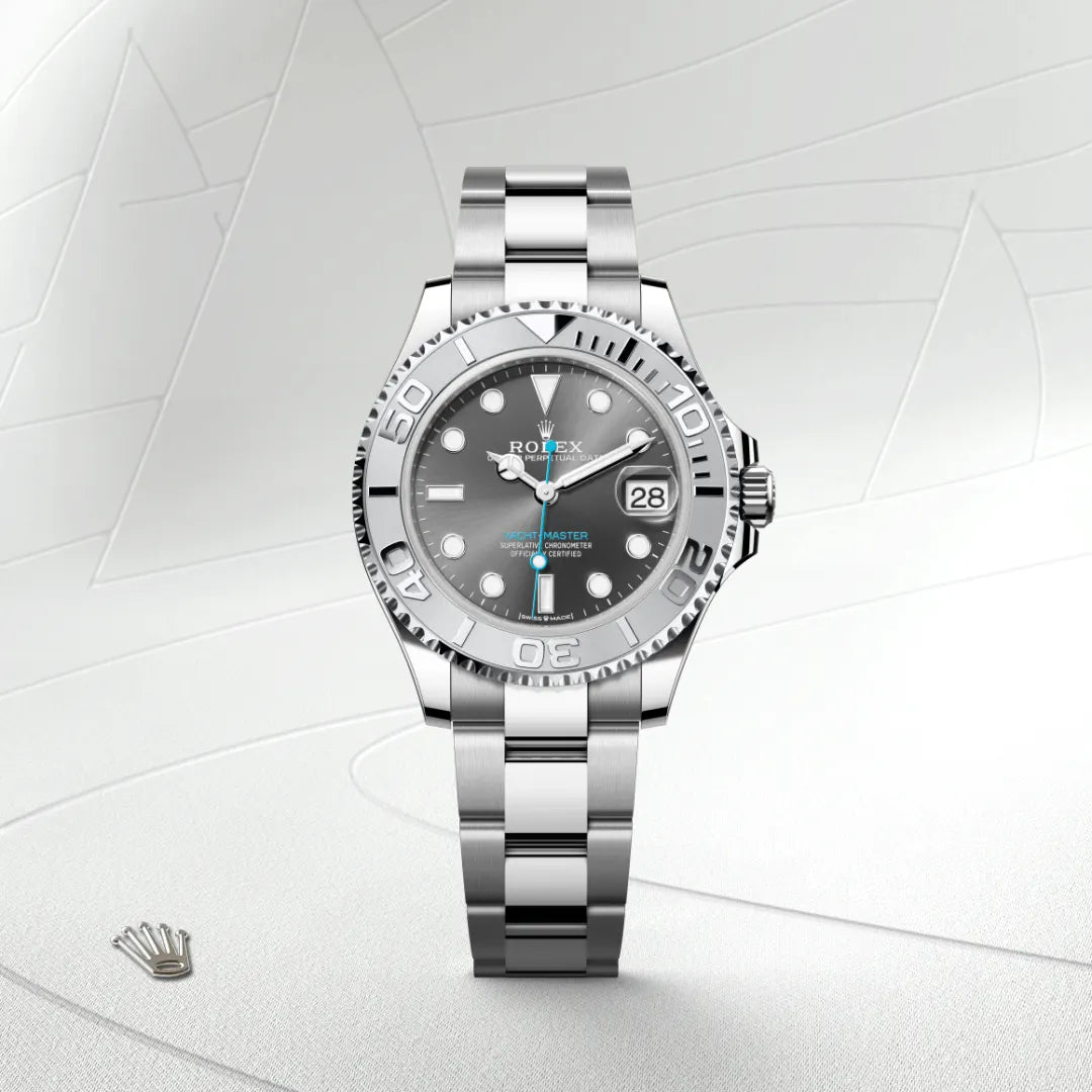 2025 Yacht-Master 37 Rolex Oyster, 37 mm, Oystersteel and platinum M268622-0002