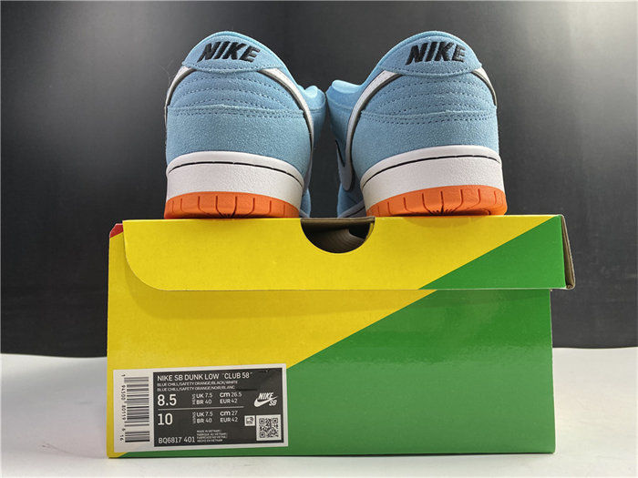 NK SB Dunk Low Club 58 Gulf BQ6817-401