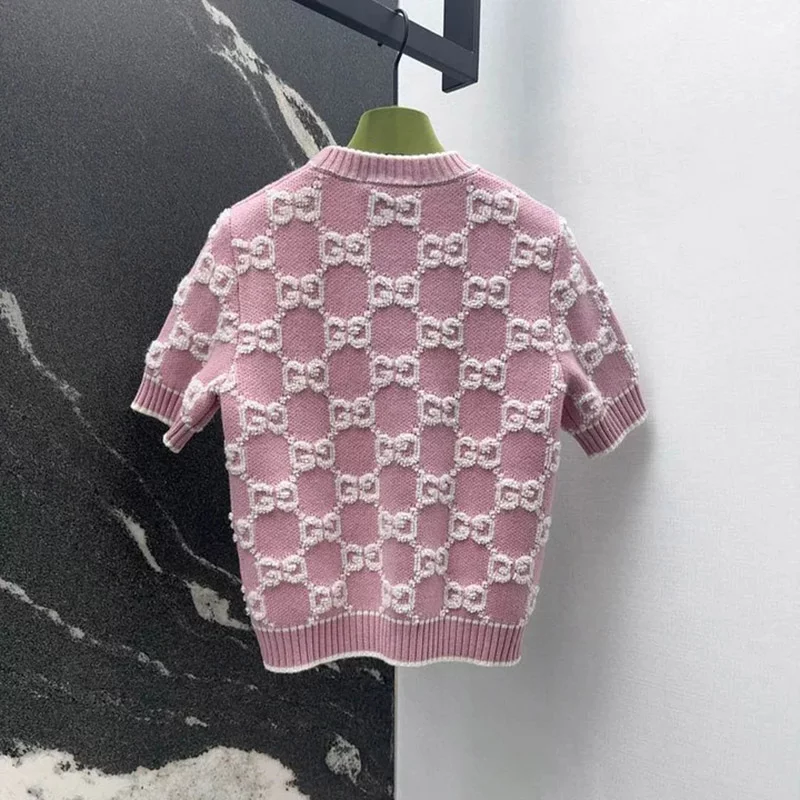 Jacquard loop knit sweater MY-93237