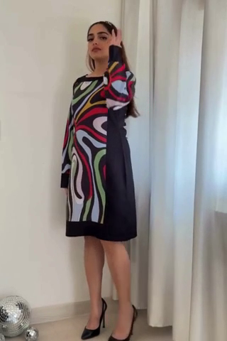 Electric Abstract Dress
