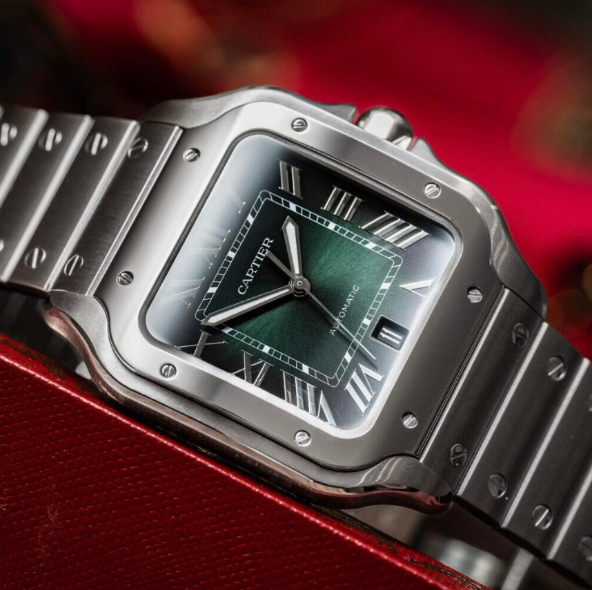Cartier Santos Large Green