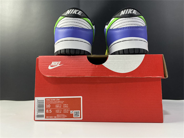 NK Dunk Low Green Strike DD1503-106