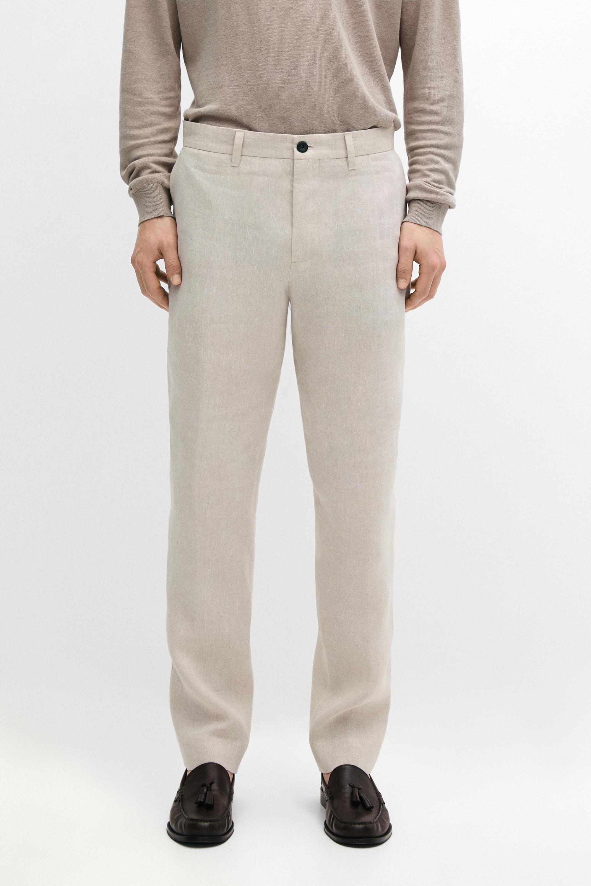 Pantalón traje lino