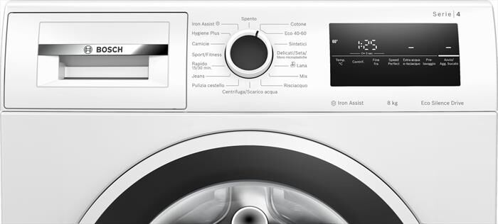 BOSCH - Lavatrice Serie 4 WAN28218IT 8KG 1400G Classe A-Bianco