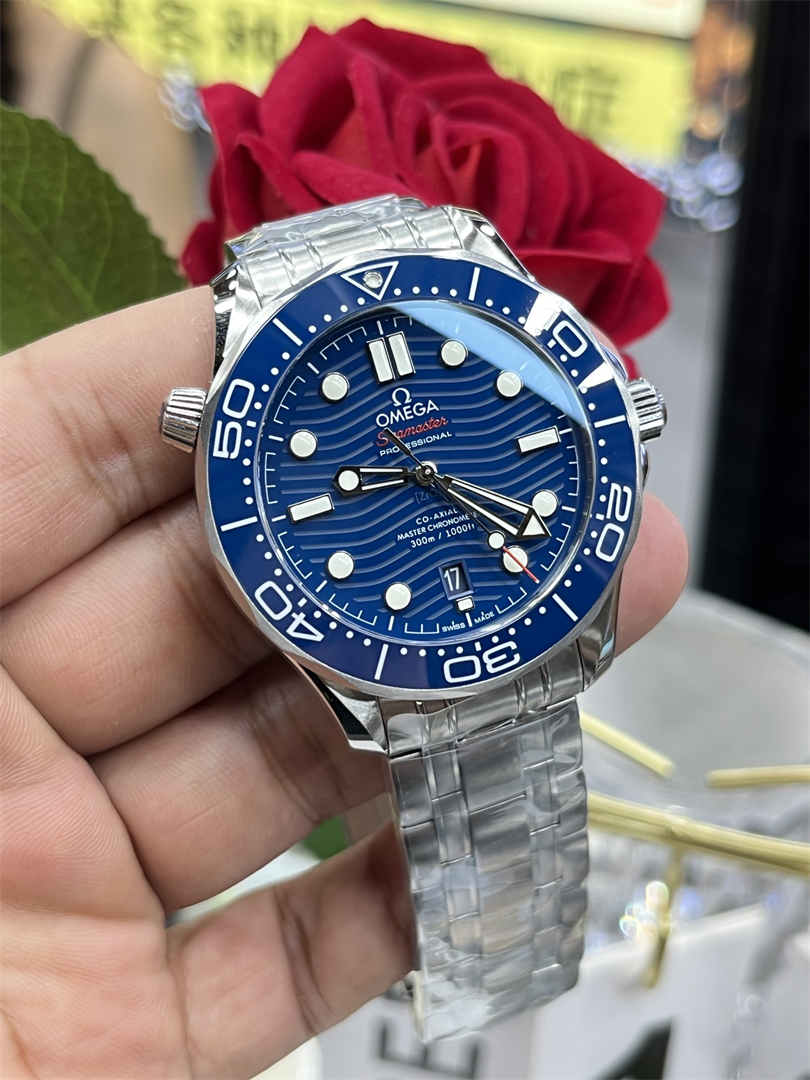 VSF Omega Seamaster 300 Replica – Premium Blue Dial Diver Watch with Super-Clone 8800 Movement