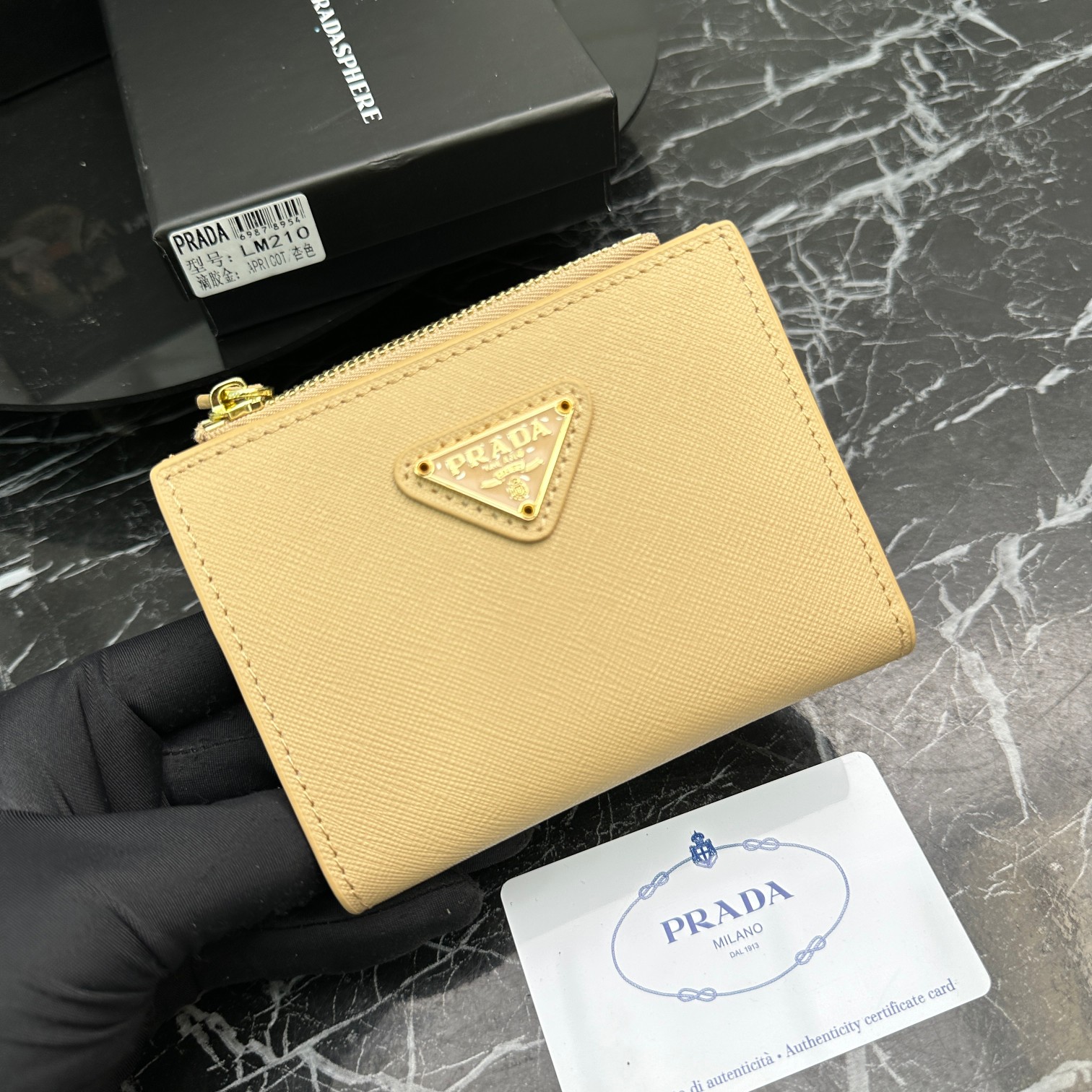 Fashion 3.9″x3.5″x0.8″ Blue Leather Wallet QB-927071