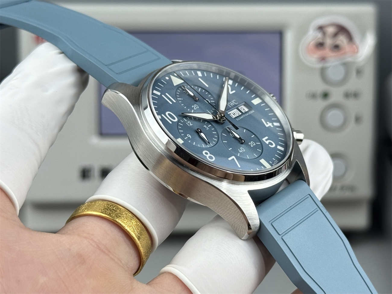 IWC Pilot IW389409 Replica – Miramar Blue AMG Chronograph Watch