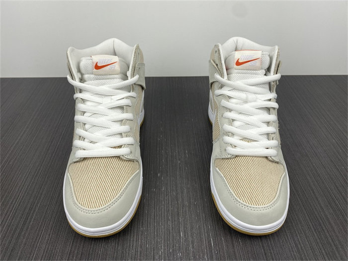 NK SB Dunk High Pro ISO Orange Label Unbleached Natural DA9626-100