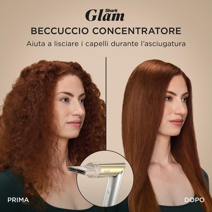 SHARK - STYLER E ASCIUGACAPELLI GLAM SET 5-IN-1-Oro