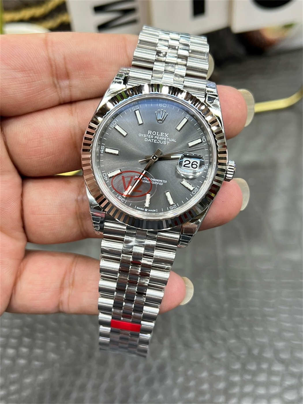 VSF Rolex Datejust 41 Replica | Gray Dial with 3235 Movement (70-Hour)