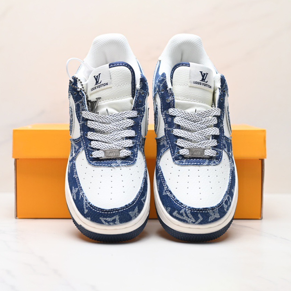 NK AF1 Sneaker x LV Blue Denim AF1