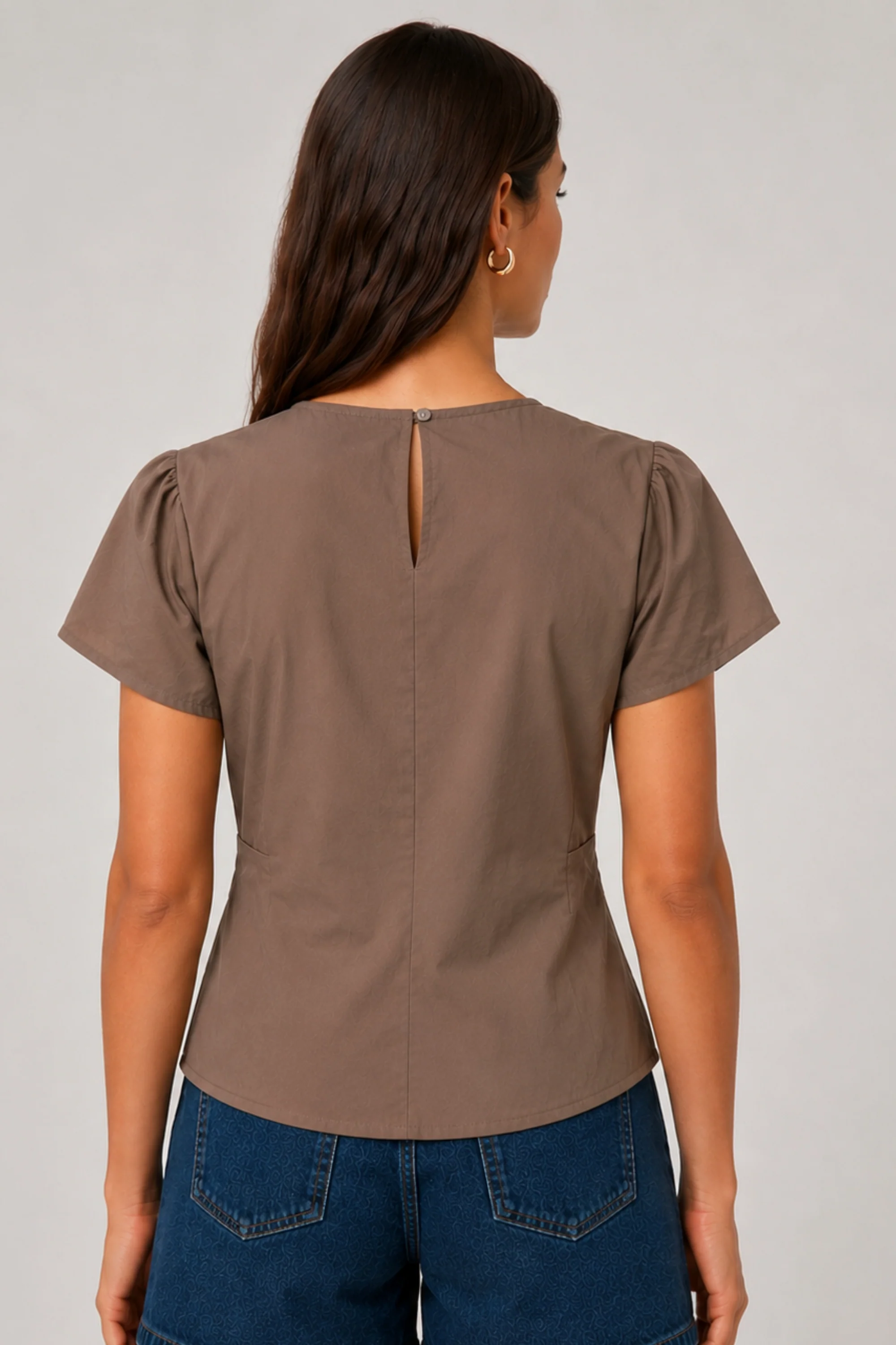 Truffle Twist Lace Top