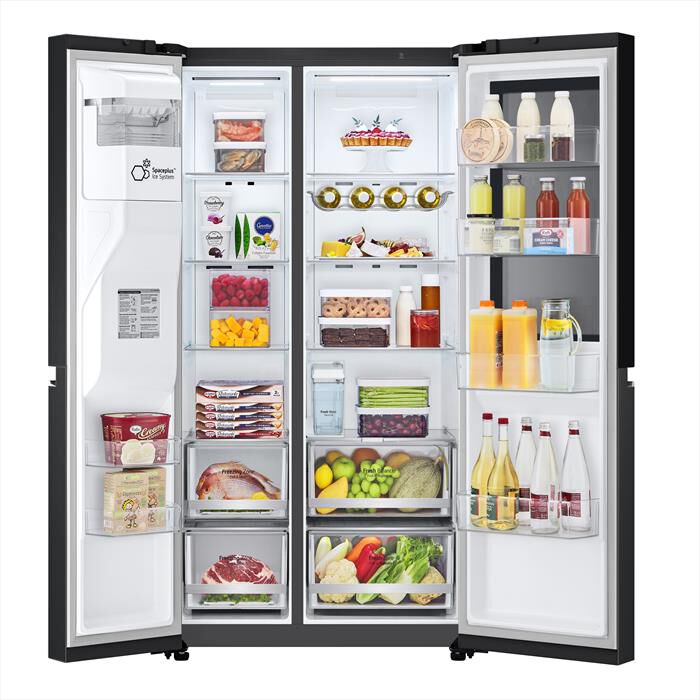LG - Frigorifero side by side GSGV81EPLL InstaView - E-Black