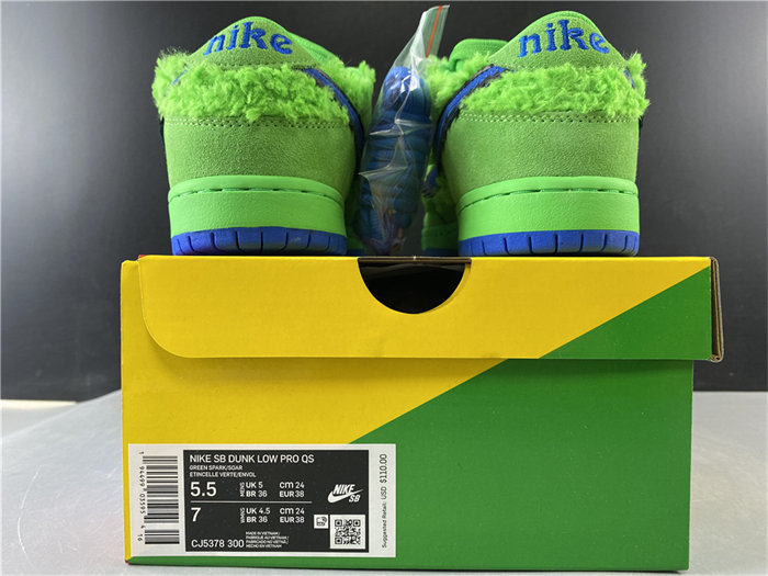 NK SB Dunk Low Grateful Dead Bears Green CJ5378-300