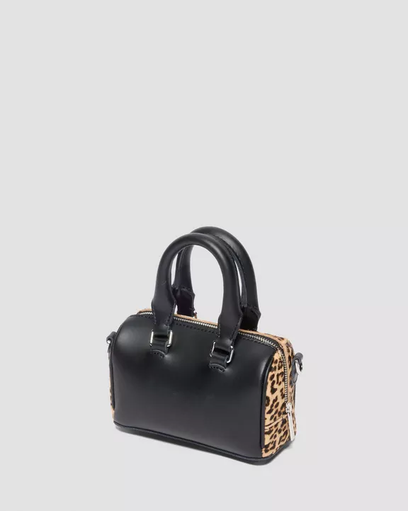 Mini Top Handle Leopard Print Bag
