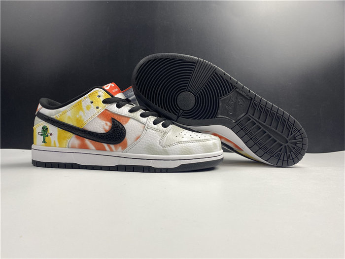NK SB Dunk Low Raygun Tie-Dye White BQ6832-101