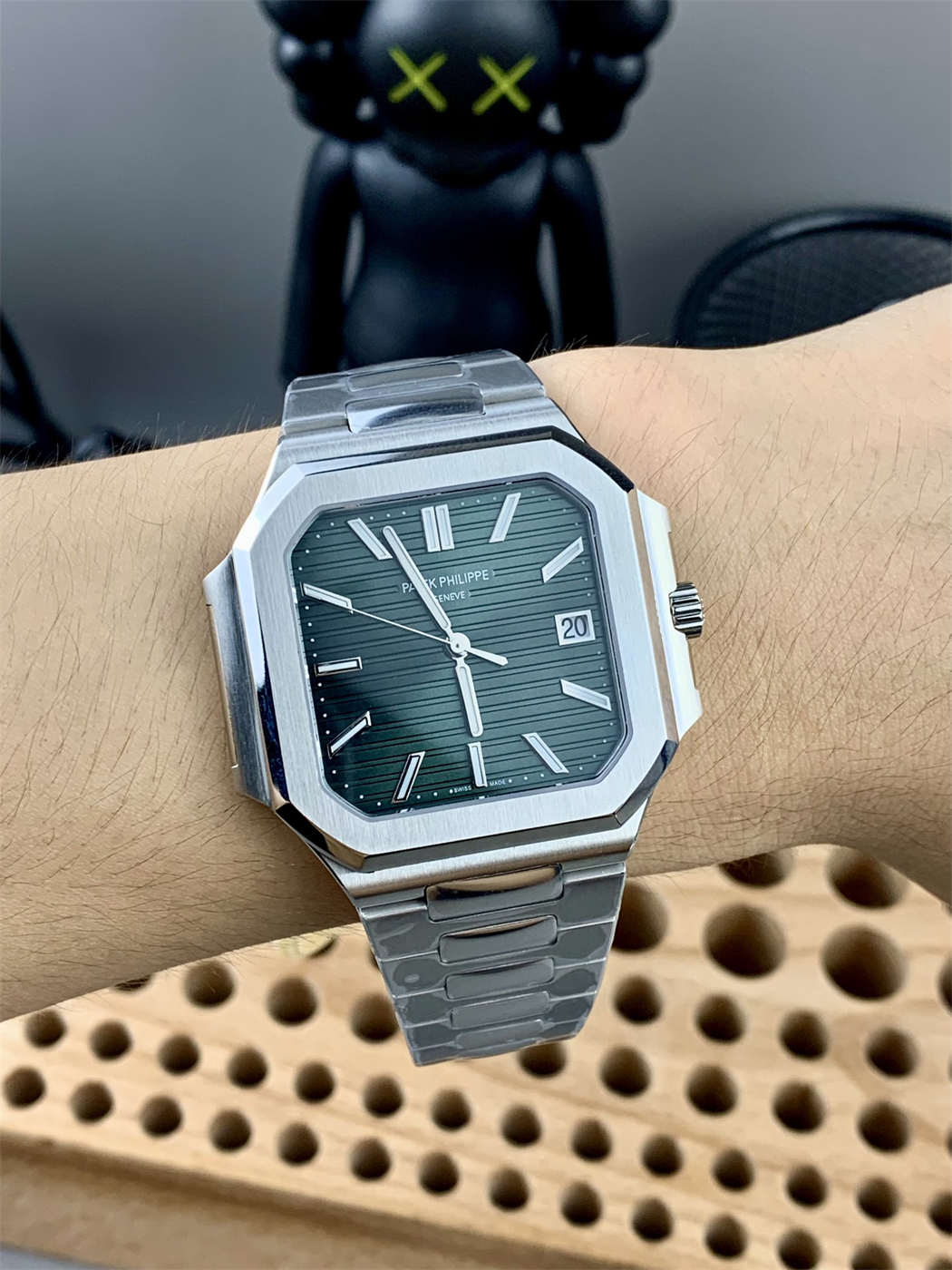 Patek Cubitus 5821 Replica – PPF Factory Green Dial Stainless Steel 45mm