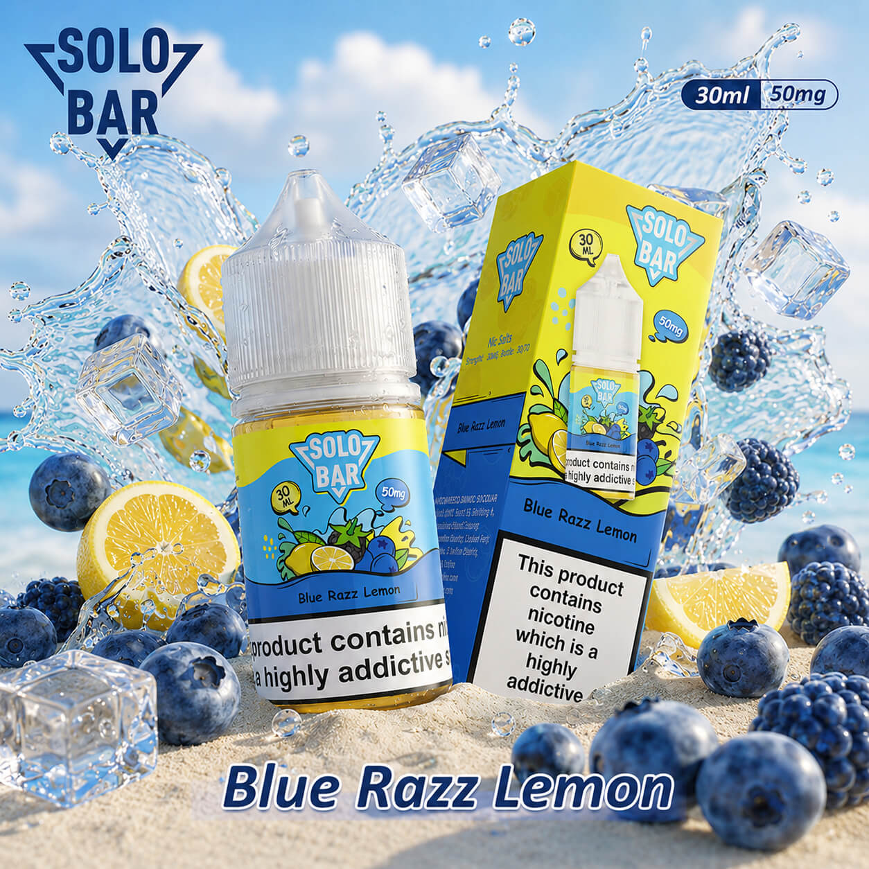 🍓 SoloBar E-Liquid 30ml No.1 Nic Salt