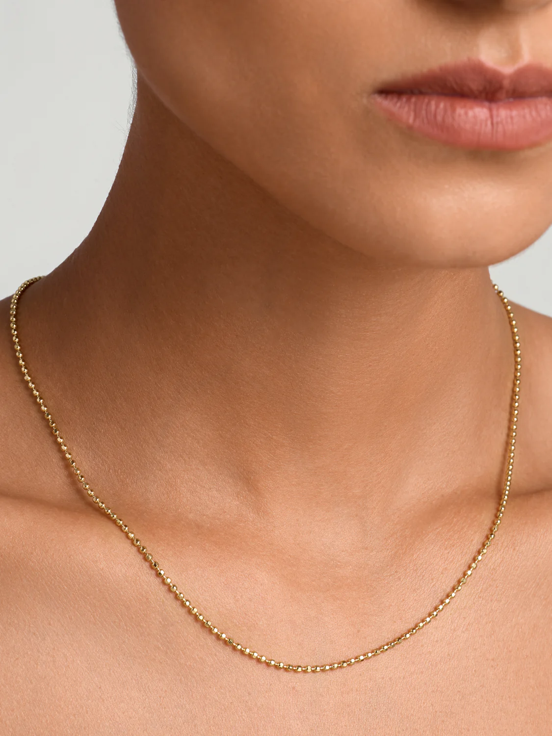 Sparkling Bead Chain Necklace