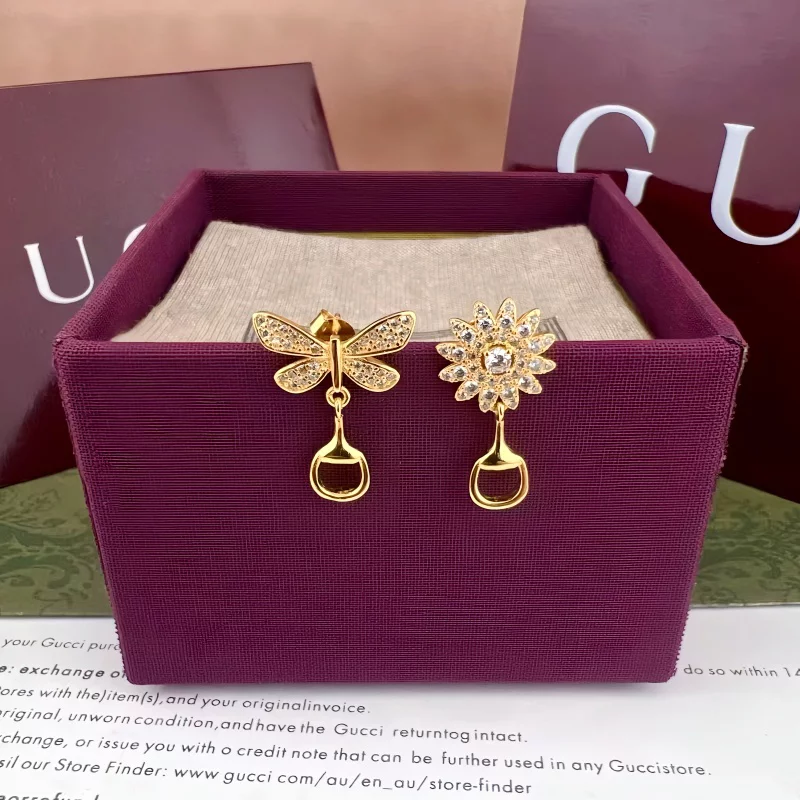 Stone-set Flowers Earrings ED-931283