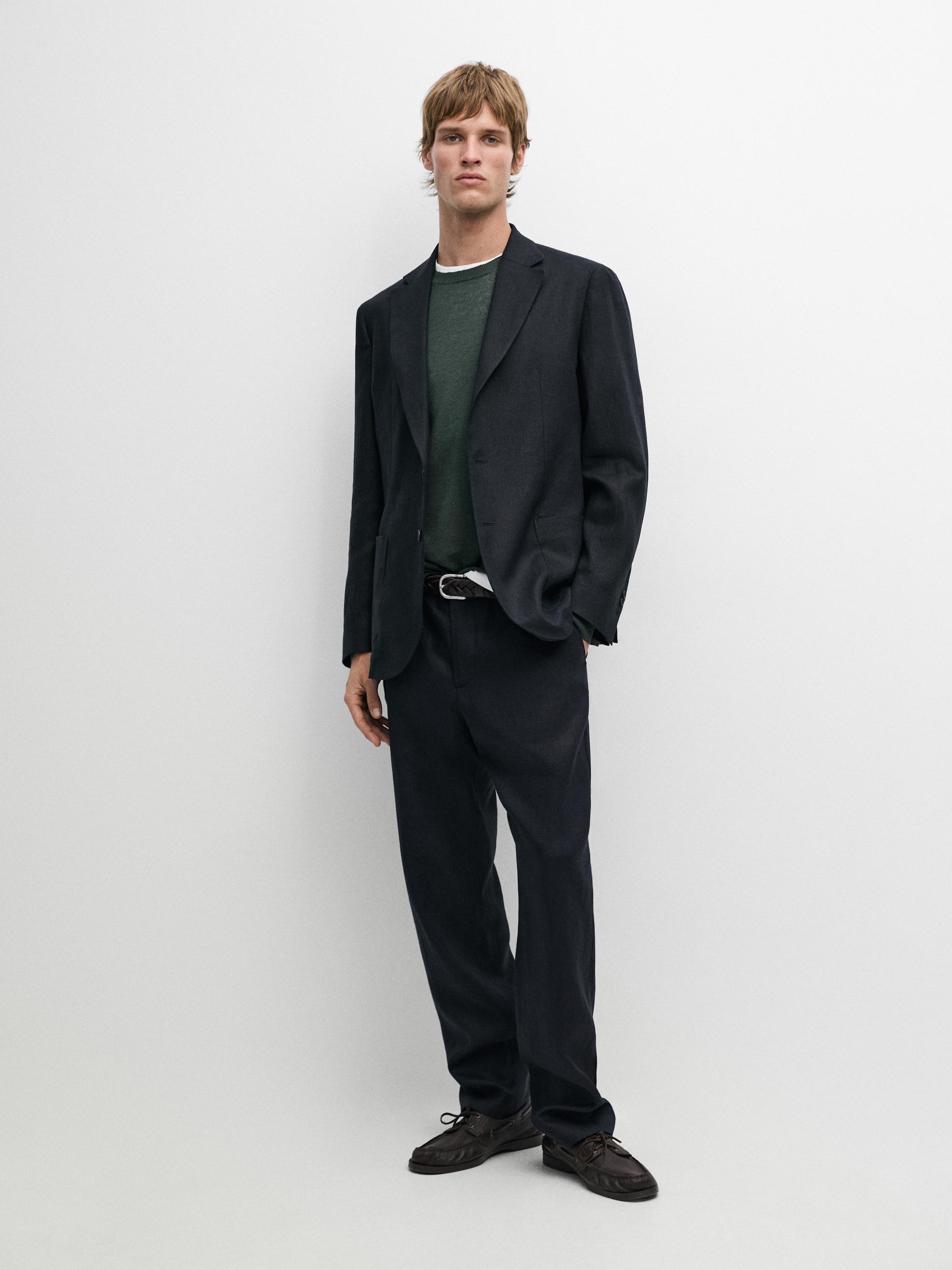 Americana traje 100% lino