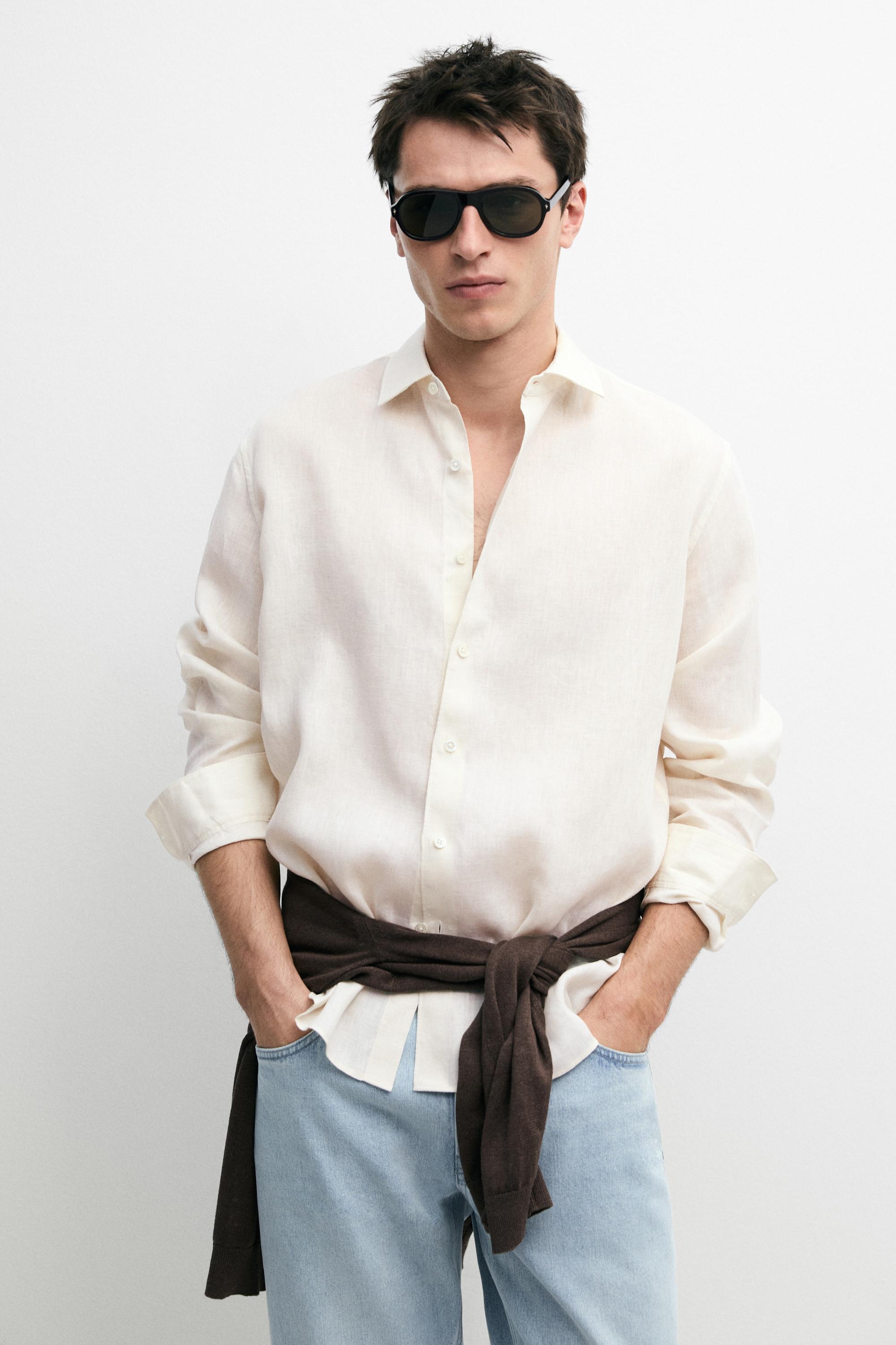 Camisa 100% lino