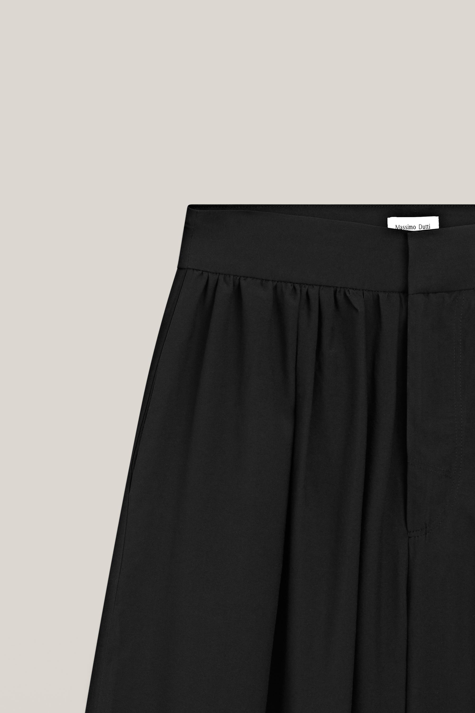 Pantalón culotte detalle pliegues - LIMITED EDITION